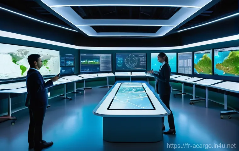 항공화물 적재와 공간 활용 팁 - **Prompt 1: Efficient Air Cargo Loading**
    "A meticulously organized cargo hold of a modern freig...